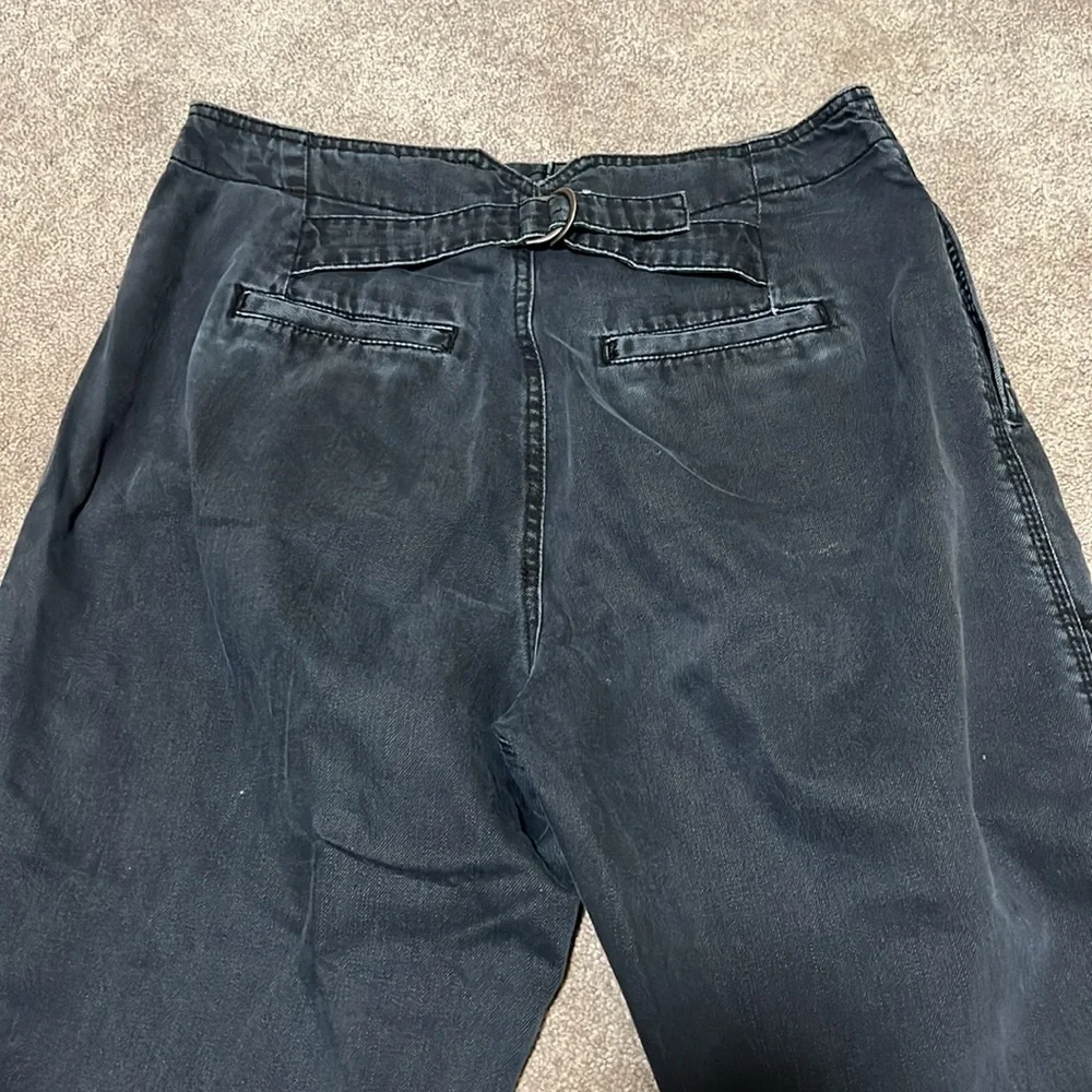 Free People Boyfriend Chino Pant Buttonfly Navy size 6